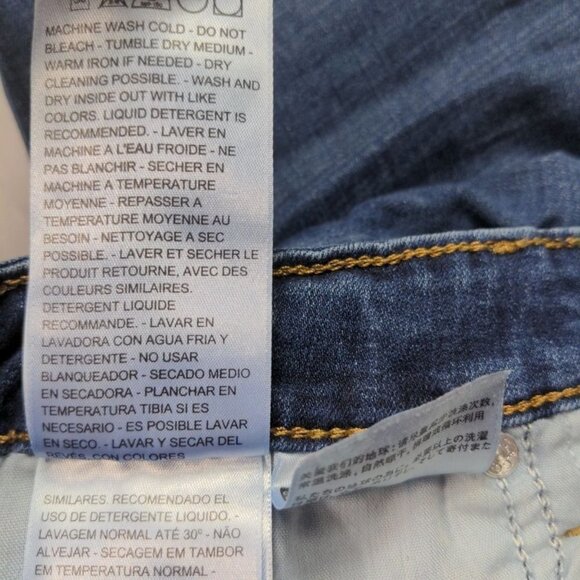 Levi's 721 Women's High Rise Skinny Jeans Size 26 Medium Wash Denim Casual - Picture 8 of 9